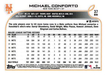 2022 Topps Mini #37 Michael Conforto Back