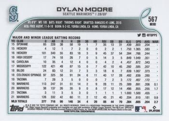 2022 Topps Mini #567 Dylan Moore Back