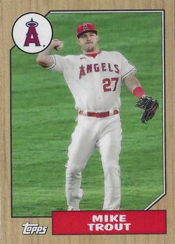 2022 Topps Mini - 1987 Topps Baseball #78B-20 Mike Trout Front