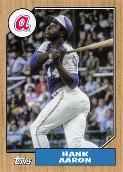 2022 Topps Mini - 1987 Topps Baseball #78B-37 Hank Aaron Front