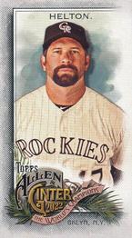 2022 Topps Allen & Ginter - Mini A & G Back #50 Todd Helton Front