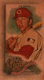 2022 Topps Allen & Ginter - Mini Wood #38 Johnny Bench Front