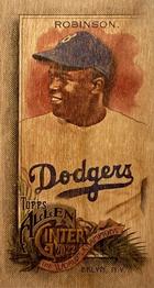 2022 Topps Allen & Ginter - Mini Wood #108 Jackie Robinson Front