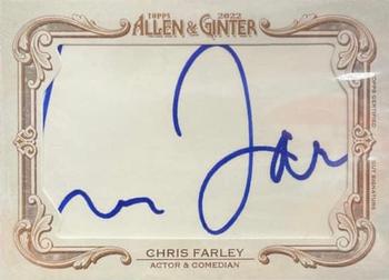 2022 Topps Allen & Ginter - Cut Signatures #CS-CF Chris Farley Front