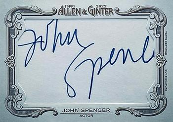 2022 Topps Allen & Ginter - Cut Signatures #CS-JS John Spencer Front