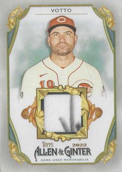 2022 Topps Allen & Ginter - Full-Size Relics B Design #AGRB-JVO Joey Votto Front
