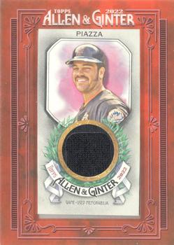 2022 Topps Allen & Ginter - Mini Framed Relics #MFR-MP Mike Piazza Front