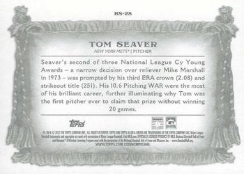 2022 Topps Allen & Ginter - Banner Seasons #BS-28 Tom Seaver Back