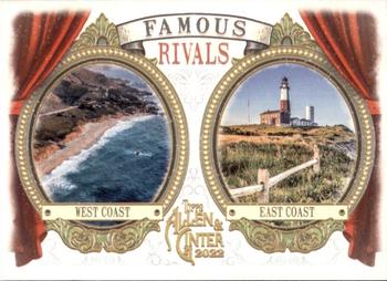 2022 Topps Allen & Ginter - Famous Rivals #FR-3 West Coast / East Coast Front