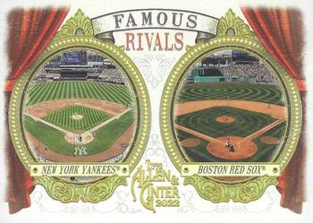 2022 Topps Allen & Ginter - Famous Rivals #FR-5 New York Yankees / Boston Red Sox Front