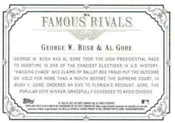 2022 Topps Allen & Ginter - Famous Rivals #FR-6 Al Gore / George W. Bush Back