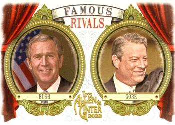 2022 Topps Allen & Ginter - Famous Rivals #FR-6 Al Gore / George W. Bush Front