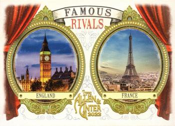 2022 Topps Allen & Ginter - Famous Rivals #FR-8 England / France Front