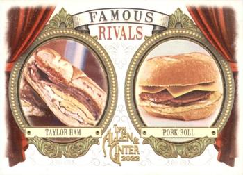 2022 Topps Allen & Ginter - Famous Rivals #FR-10 Pork Roll / Taylor Ham Front
