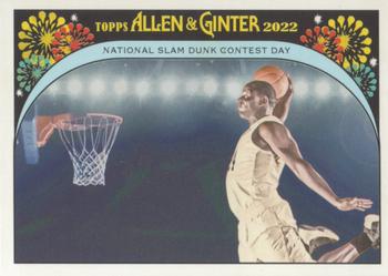 2022 Topps Allen & Ginter - It's Your Special Day! #IYSD-2 National Slam Dunk Contest Day Front