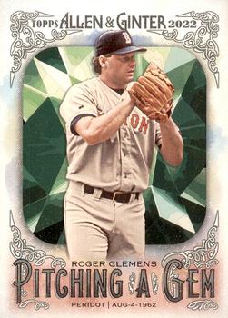 2022 Topps Allen & Ginter - Pitching a Gem #PAG-3 Roger Clemens Front