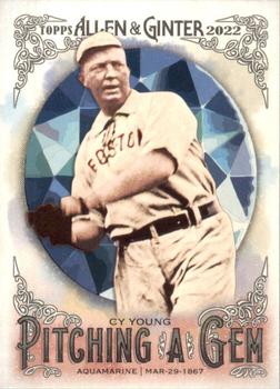 2022 Topps Allen & Ginter - Pitching a Gem #PAG-14 Cy Young Front