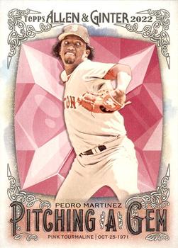 2022 Topps Allen & Ginter - Pitching a Gem #PAG-20 Pedro Martinez Front
