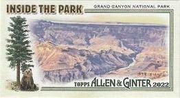 2022 Topps Allen & Ginter - Mini Inside the Park #ITP-11 Grand Canyon National Park Front