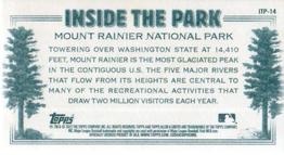 2022 Topps Allen & Ginter - Mini Inside the Park #ITP-14 Mount Rainier National Park Back