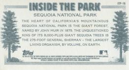 2022 Topps Allen & Ginter - Mini Inside the Park #ITP-16 Sequoia National Park Back