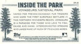2022 Topps Allen & Ginter - Mini Inside the Park #ITP-20 Voyageurs National Park Back