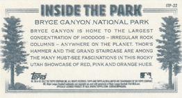 2022 Topps Allen & Ginter - Mini Inside the Park #ITP-22 Bryce Canyon National Park Back