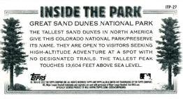 2022 Topps Allen & Ginter - Mini Inside the Park #ITP-27 Great Sand Dunes National Park Back