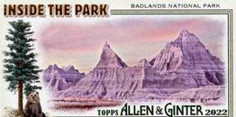 2022 Topps Allen & Ginter - Mini Inside the Park #ITP-28 Badlands National Park Front