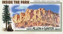 2022 Topps Allen & Ginter - Mini Inside the Park #ITP-29 Capitol Reef National Park Front