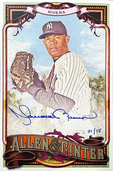 2022 Topps Allen & Ginter - Boxloaders Autographs #BA-MR Mariano Rivera Front