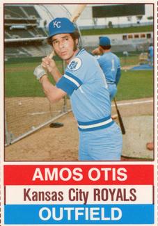1976 Hostess - Brown Back #51 Amos Otis Front