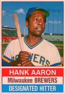 1976 Hostess - Brown Back #94 Hank Aaron Front