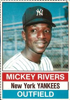 1976 Hostess - Brown Back #102 Mickey Rivers Front