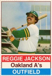 1976 Hostess - Brown Back #146 Reggie Jackson Front