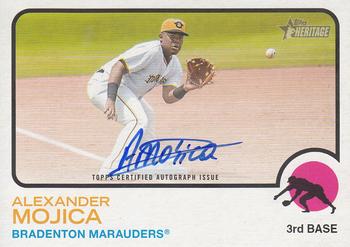 2022 Topps Heritage Minor League - Real One Autographs #ROA-AMJ Alexander Mojica Front