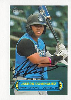 2022 Topps Heritage Minor League - 1973 Topps Baseball Pin-Up #73PU-16 Jasson Dominguez Front