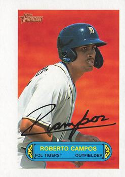 2022 Topps Heritage Minor League - 1973 Topps Baseball Pin-Up #73PU-20 Roberto Campos Front