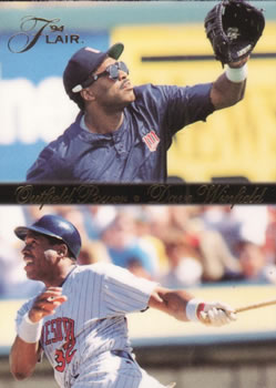 1994 Flair - Outfield Power #10 Dave Winfield Front