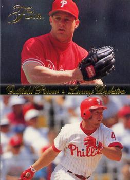 1994 Flair - Outfield Power #4 Lenny Dykstra Front
