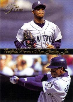 1994 Flair - Outfield Power #6 Ken Griffey Jr. Front