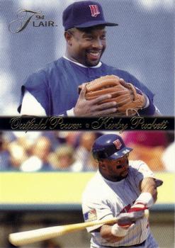 1994 Flair - Outfield Power #8 Kirby Puckett Front
