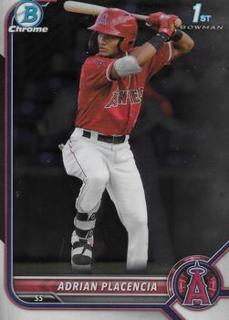 2022 Bowman Chrome - Prospects #BCP-205 Adrian Placencia Front