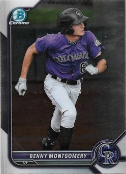 2022 Bowman Chrome - Prospects #BCP-227 Benny Montgomery Front