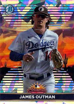 2022 Bowman Chrome - 2021 AFL Fall Stars Atomic Refractor #AFLS-28 James Outman Front