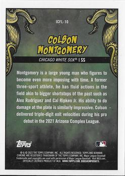 2022 Bowman Chrome - It Came to the League #ICFL-10 Colson Montgomery Back