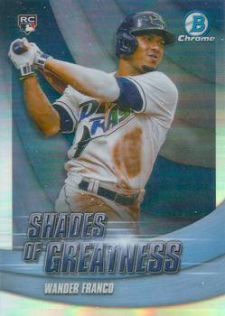 2022 Bowman Chrome - Shades of Greatness #SG-1 Wander Franco Front