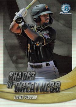 2022 Bowman Chrome - Shades of Greatness #SG-2 Liover Peguero Front