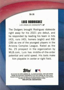 2022 Bowman Chrome - Shades of Greatness #SG-28 Luis Rodriguez Back