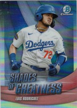2022 Bowman Chrome - Shades of Greatness #SG-28 Luis Rodriguez Front